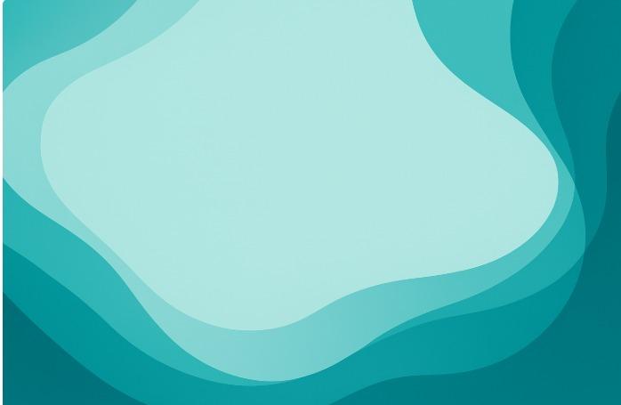 Abstract teal layers background